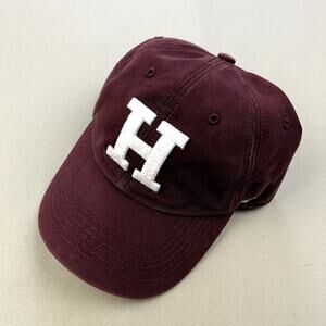 Harvard University Hat Cap Fitted 7 Maroon '47 Brand Ivy League School Logo Dad